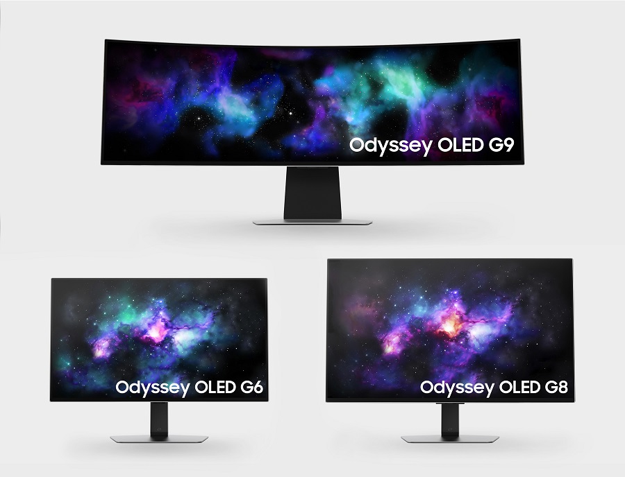 Samsung розширює новими OLED-моделями лінійку ігрових моніторів Odyssey 